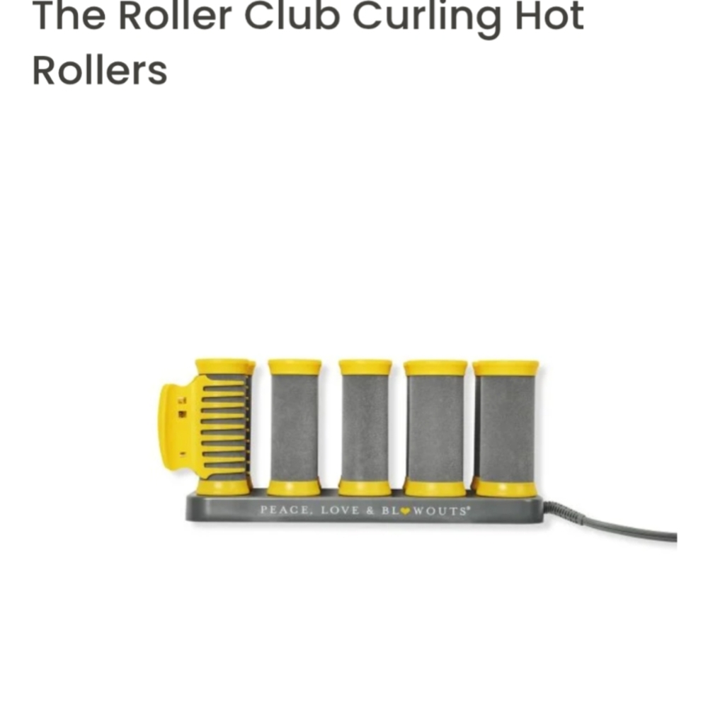 Drybar Yellow and Gray Hair Styling Tools